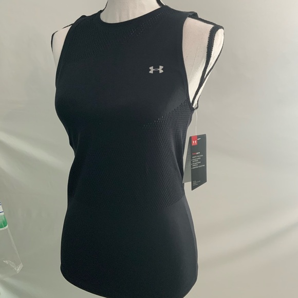 Under Armour Heat Gear Fitted Tank Size Medium NWT - Picture 3 of 8